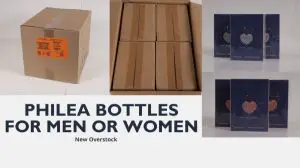 New Overstock Manifested Case Packs of 3.4oz 100ml Philea bottles for Men OR Women